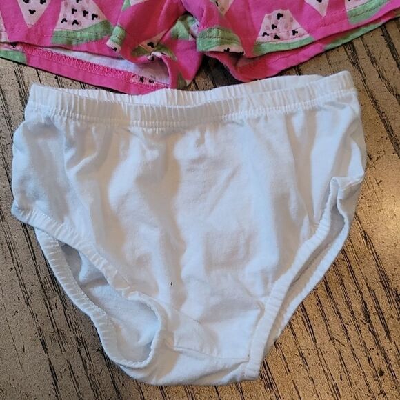 18-24 month pj shorts and diaper cover🤍 - Picture 2 of 5